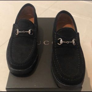 Gucci Black Horsebit loafers